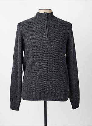 Pull stretch manches longues gris PIERRE CARDIN homme