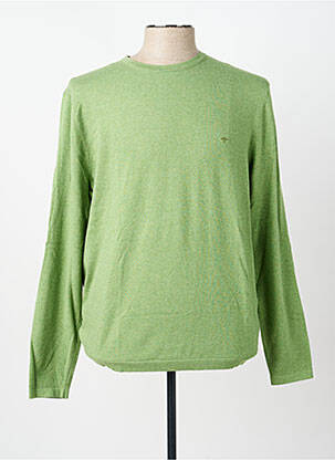 Pull stretch manches longues vert FYNCH-HATTON homme