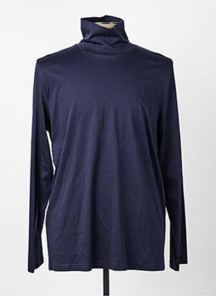 Sous-pull stretch manches longues bleu FYNCH-HATTON homme