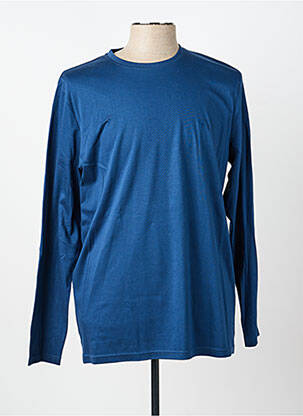 T-shirt coupe cintrée manches longues bleu FYNCH-HATTON homme