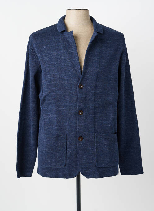 Blazer tissage chiné bleu FYNCH-HATTON homme