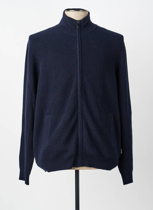 Gilet manches longues manches longues bleu FYNCH-HATTON homme