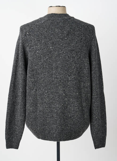 Gilet manches longues col v gris FYNCH-HATTON homme