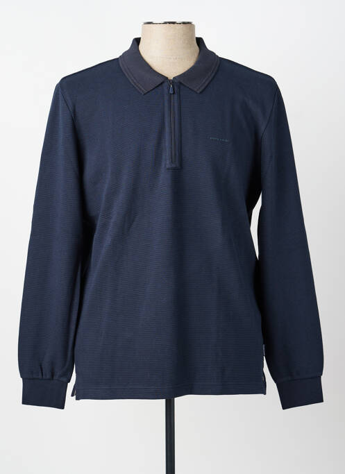Polo bleu PIERRE CARDIN homme