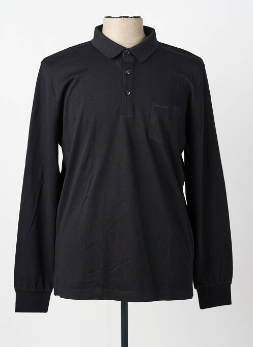 Polo noir PIERRE CARDIN homme