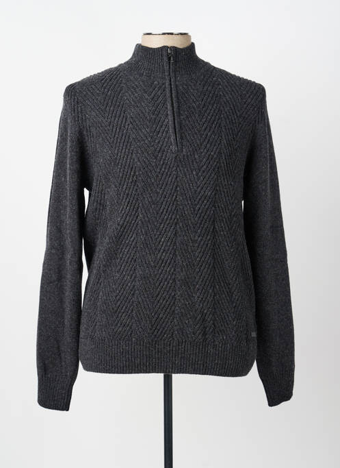 Pull stretch manches longues gris PIERRE CARDIN homme