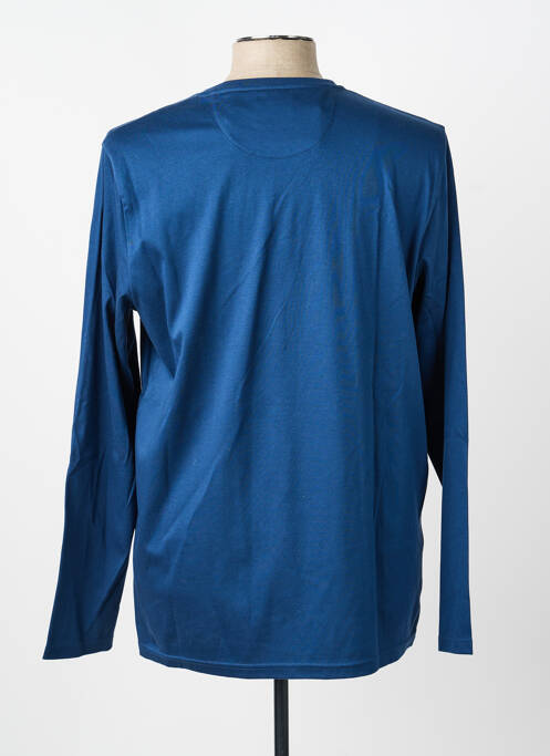 T-shirt coupe cintrée manches longues bleu FYNCH-HATTON homme
