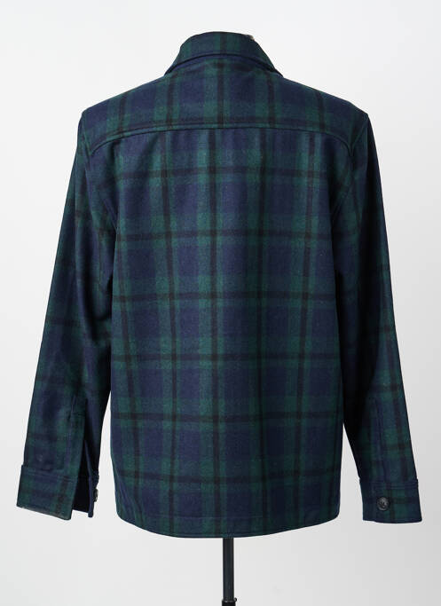 Veste casual coupe droite bleu FYNCH-HATTON homme