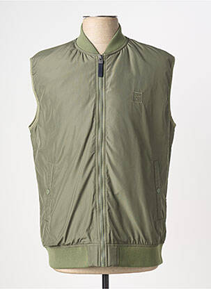 Veste casual fermeture zippée sur le devant vert FYNCH-HATTON homme
