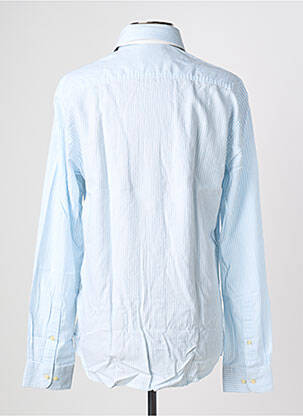 Chemise manches longues coupe droite bleu PIERRE CARDIN homme