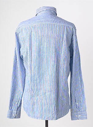 Chemise manches longues coupe cintrée bleu PIERRE CARDIN homme