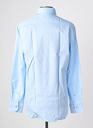 Chemise manches longues coupe droite bleu PIERRE CARDIN homme