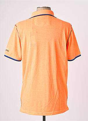 Polo coupe droite manches courtes orange MONTE CARLO homme