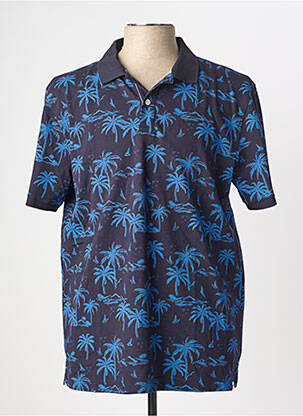 Polo coupe droite manches courtes bleu FYNCH-HATTON homme