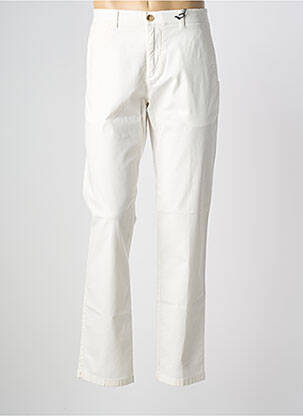 Pantalon chino stretch taille normale blanc FYNCH-HATTON homme