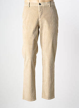 Pantalon chino stretch taille normale beige FYNCH-HATTON homme