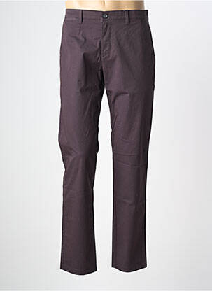 Pantalon chino stretch taille normale marron FYNCH-HATTON homme