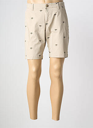 Bermuda coupe droite taille normale beige FYNCH-HATTON homme