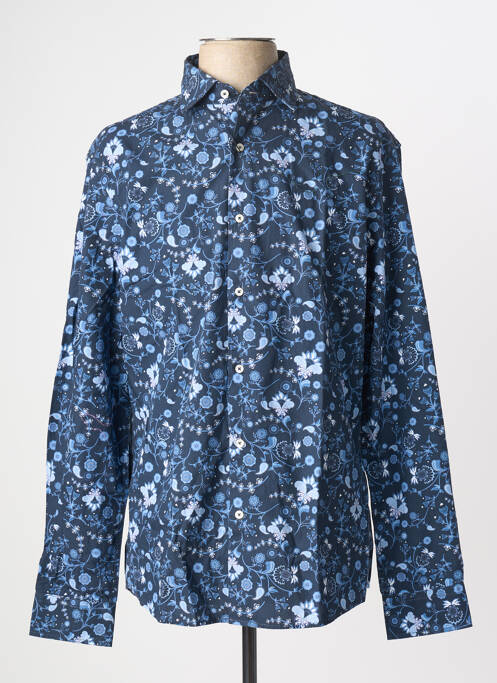 Chemise manches longues bleu PIERRE CARDIN homme