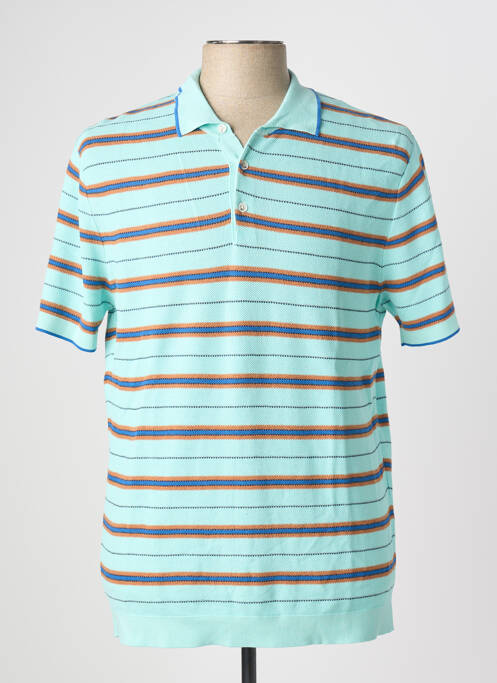 Polo bleu MONTE CARLO homme