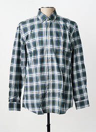 Chemise manches longues poches bleu FYNCH-HATTON homme