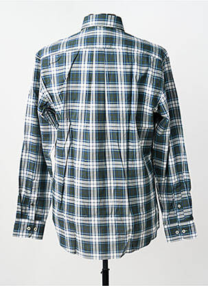 Chemise manches longues imprimé écossais bleu FYNCH-HATTON homme