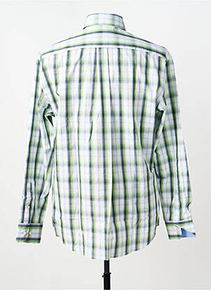 Chemise manches longues imprimé carreaux vert FYNCH-HATTON homme