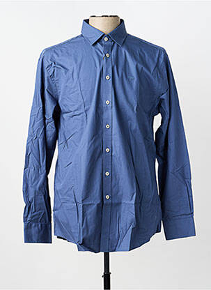 Chemise manches longues coupe cintrée bleu FYNCH-HATTON homme
