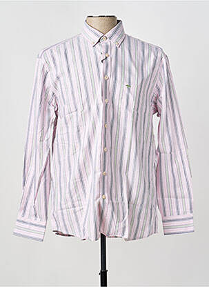 Chemise manches longues coupe droite rose FYNCH-HATTON homme
