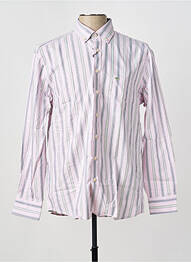 Chemise manches longues poches rose FYNCH-HATTON homme