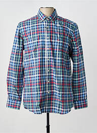 Chemise manches longues poches bleu FYNCH-HATTON homme