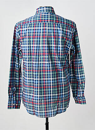 Chemise manches longues poches bleu FYNCH-HATTON homme