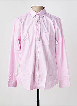 Chemise manches longues poches rose FYNCH-HATTON homme