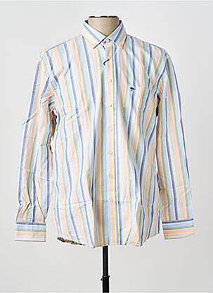 Chemise manches longues coupe cintrée bleu FYNCH-HATTON homme