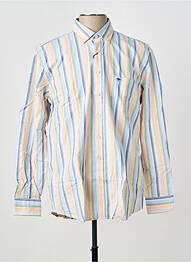 Chemise manches longues poches bleu FYNCH-HATTON homme