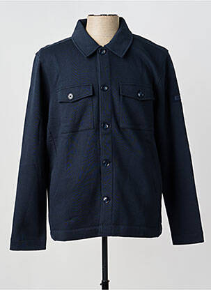 Veste casual fermeture boutonnée sur le devant bleu PIERRE CARDIN homme