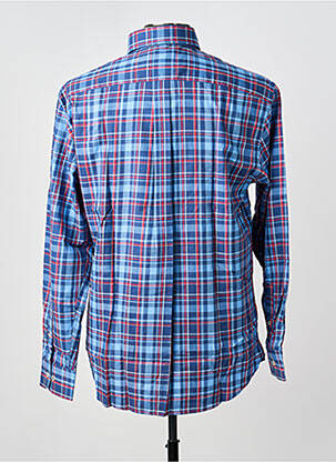 Chemise manches longues poches bleu FYNCH-HATTON homme