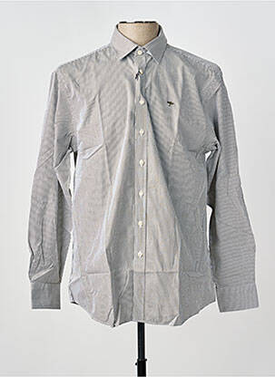 Chemise manches longues coupe cintrée vert FYNCH-HATTON homme