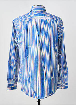 Chemise manches longues poches bleu FYNCH-HATTON homme