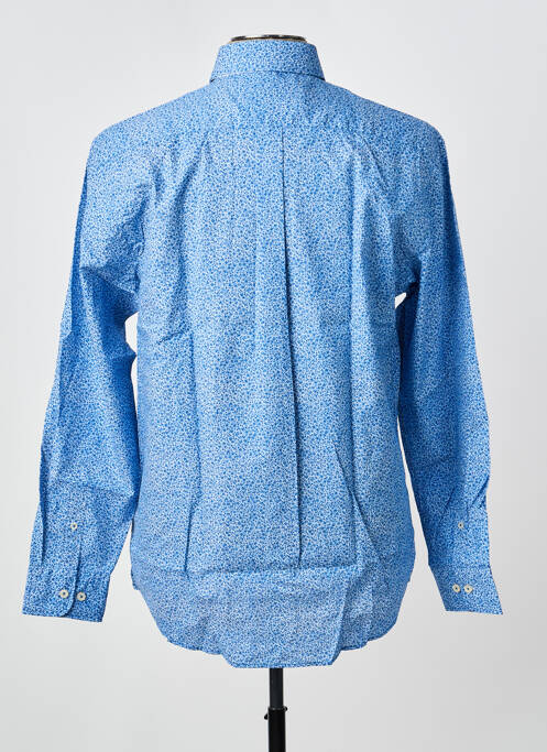 Chemise manches longues imprimé fantaisie bleu FYNCH-HATTON homme