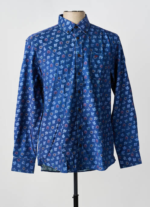 Chemise manches longues coupe cintrée bleu FYNCH-HATTON homme