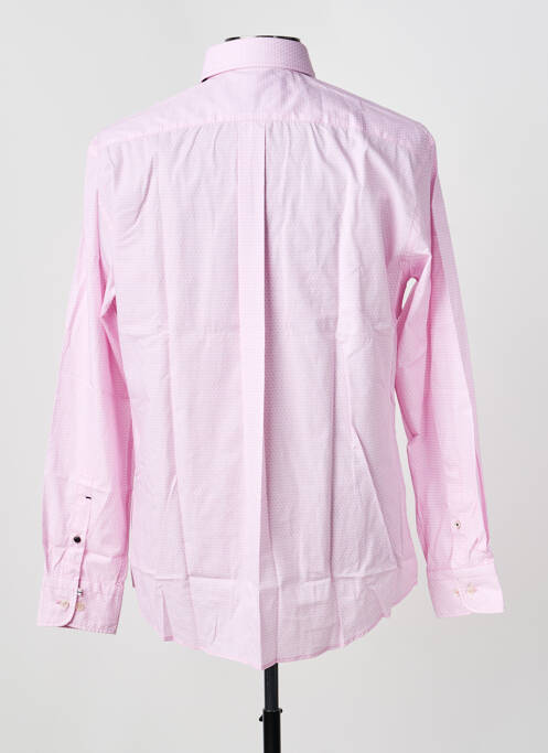 Chemise manches longues imprimé fantaisie rose FYNCH-HATTON homme