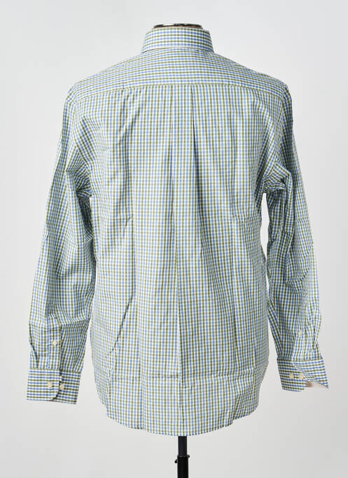 Chemise manches longues imprimé carreaux vert FYNCH-HATTON homme