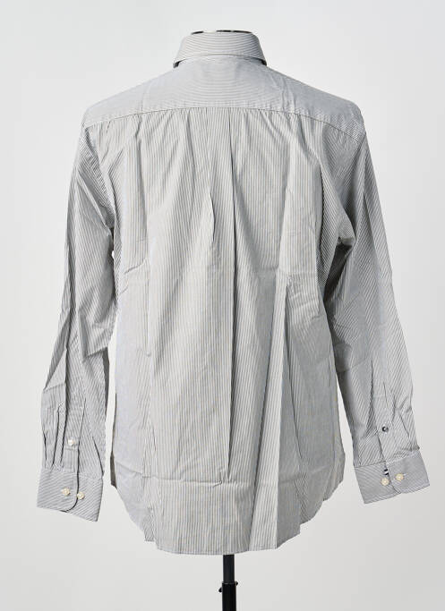 Chemise manches longues imprimé rayures vert FYNCH-HATTON homme