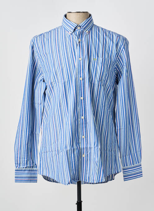 Chemise manches longues imprimé rayures bleu FYNCH-HATTON homme