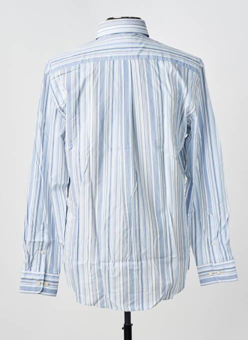 Chemise manches longues imprimé rayures bleu FYNCH-HATTON homme