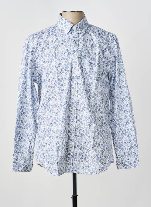 Chemise manches longues coupe cintrée bleu FYNCH-HATTON homme