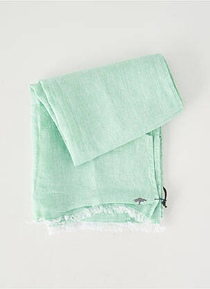 Foulard coutures renforcées vert FYNCH-HATTON unisexe