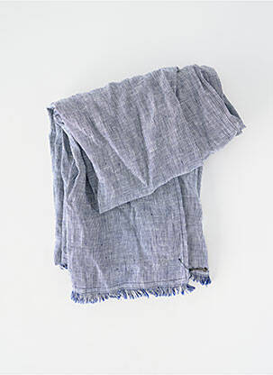 Foulard coutures renforcées bleu FYNCH-HATTON unisexe