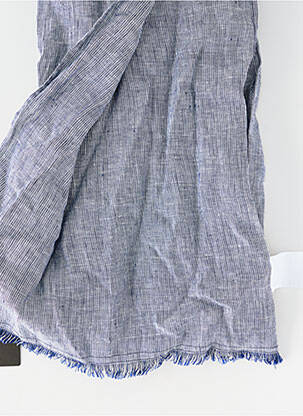 Foulard coutures renforcées bleu FYNCH-HATTON unisexe